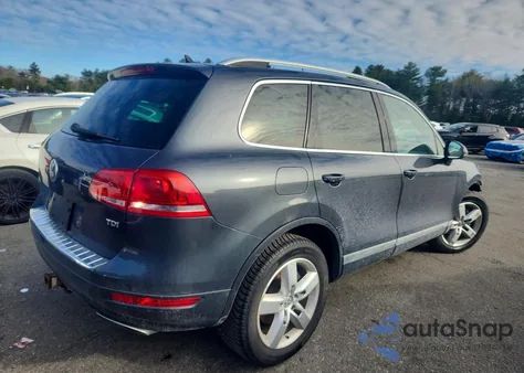 2012 Volkswagen Touareg V6 Tdi из США, поврежденный, VIN WVGFK9BPXCD003502